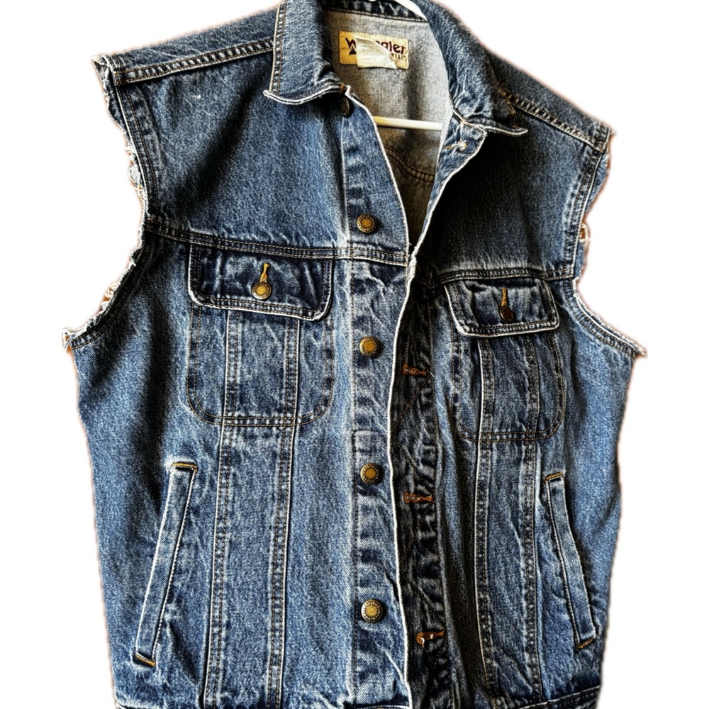 Wrangler Blue Denim Vest